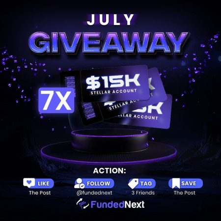 $15k Stellar Accounts Giveaway: Join the Fundednext July Excitement!