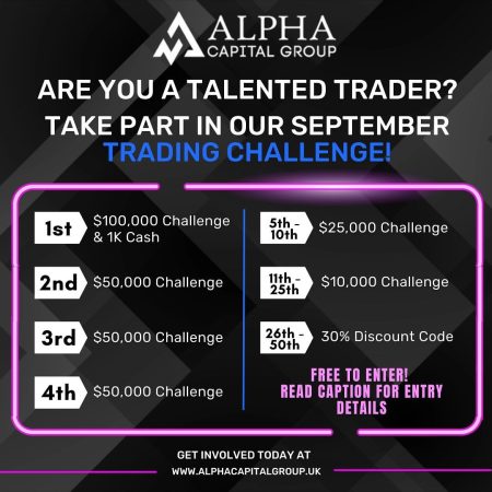 Final Call: Join the September Trading Challenge by Alpha Capital Group!