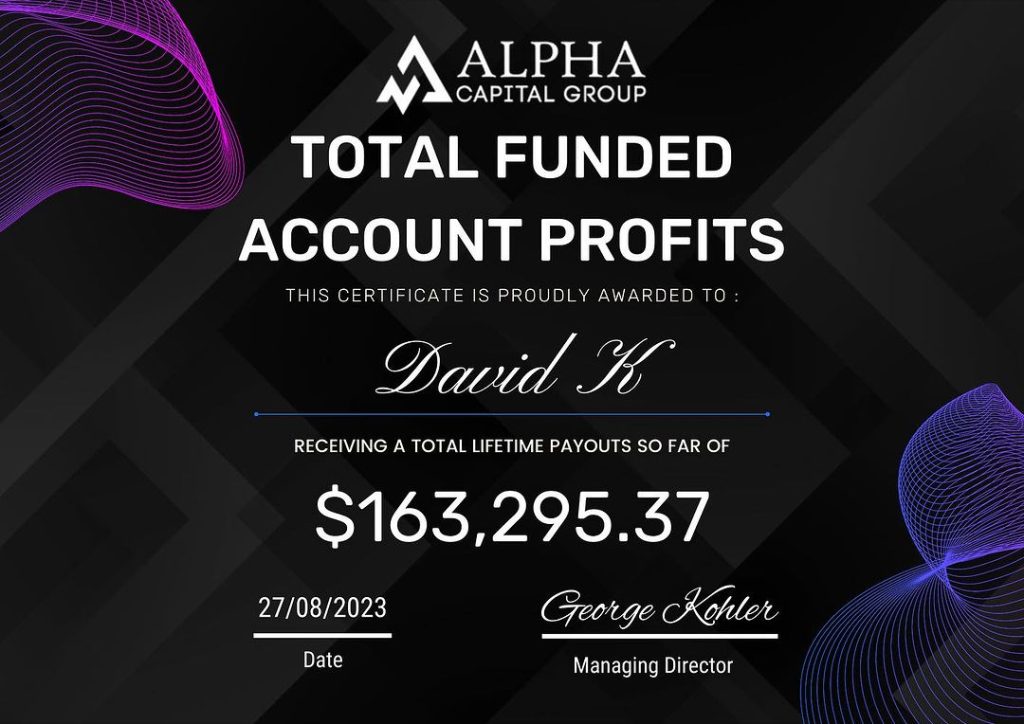 Trader from Alpha Capital Group Achieves Remarkable