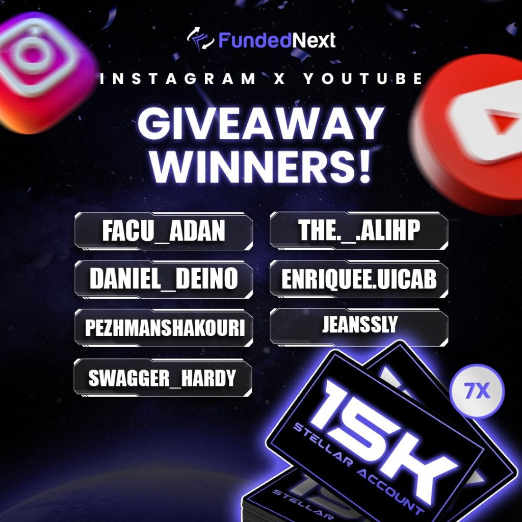 Instagram X YouTube Giveaway Champions Revealed