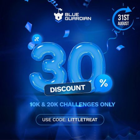 Elevate Your Challenge: 30% Off Blue Guardian’s 10k & 25k Challenges!