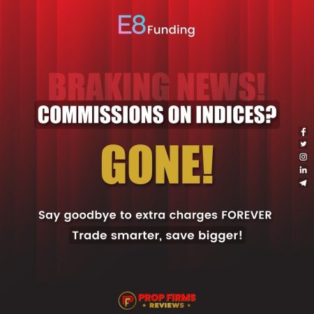 Say Goodbye to Commissions on Indices with E8 Funding!