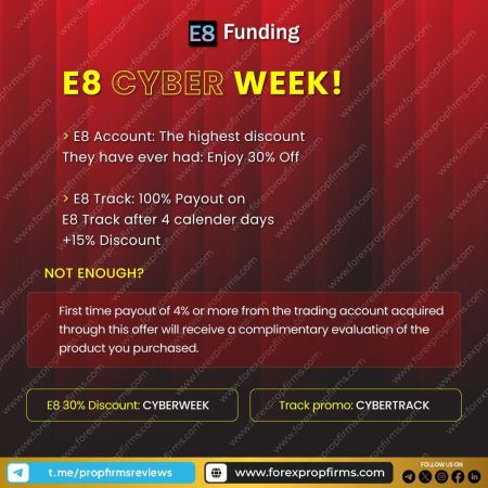 E8 Funding Cyber Week Deals: Unleash Trading Power!