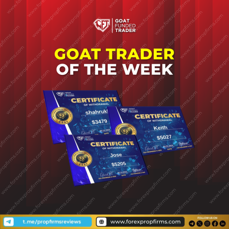 GOAT FUNDED TRADER WEEKLY CHAMPIONS!