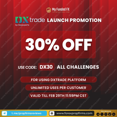 My Funded FX DX Trade Launch – Unlock 30% OFF on ALL CHALLENGES!