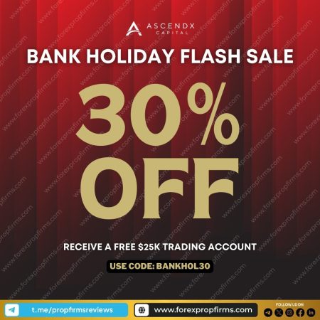 Ascendx Capital Flash Sale: 30% Off Evaluations!