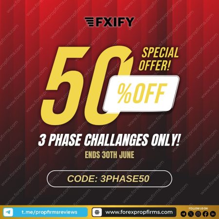 50% Off FXIFY 3 Phase Trading Challenge!