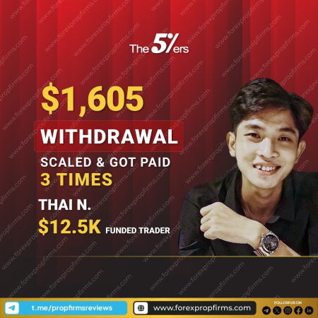 Thai N. Scales Up with The5%ers: $1,605 Earned!