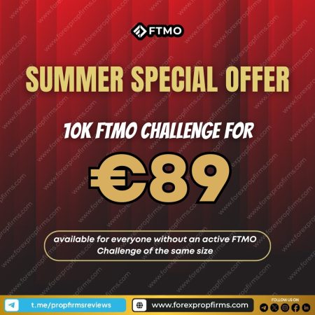 FTMO Summer: 10k Challenge for Just €89!