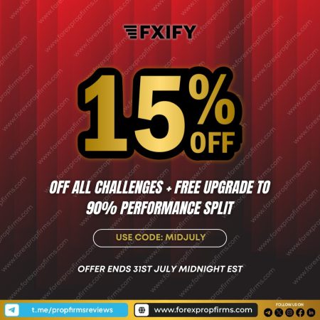 FXIFY Offer: 15% Off & 90% Split Upgrade!