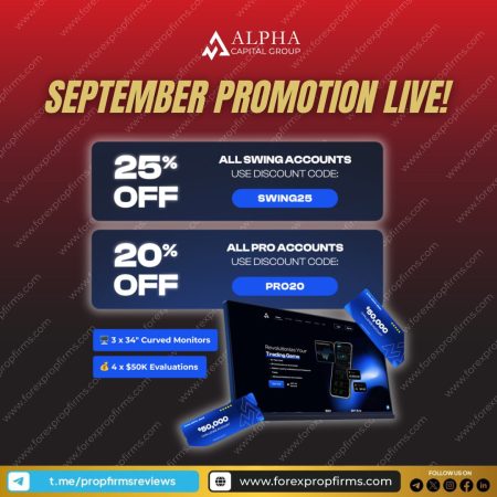 September Discounts & Prize Draw at Alpha Capital!