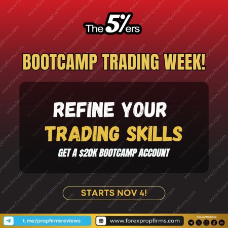 The5%ers Bootcamp Trading Week!