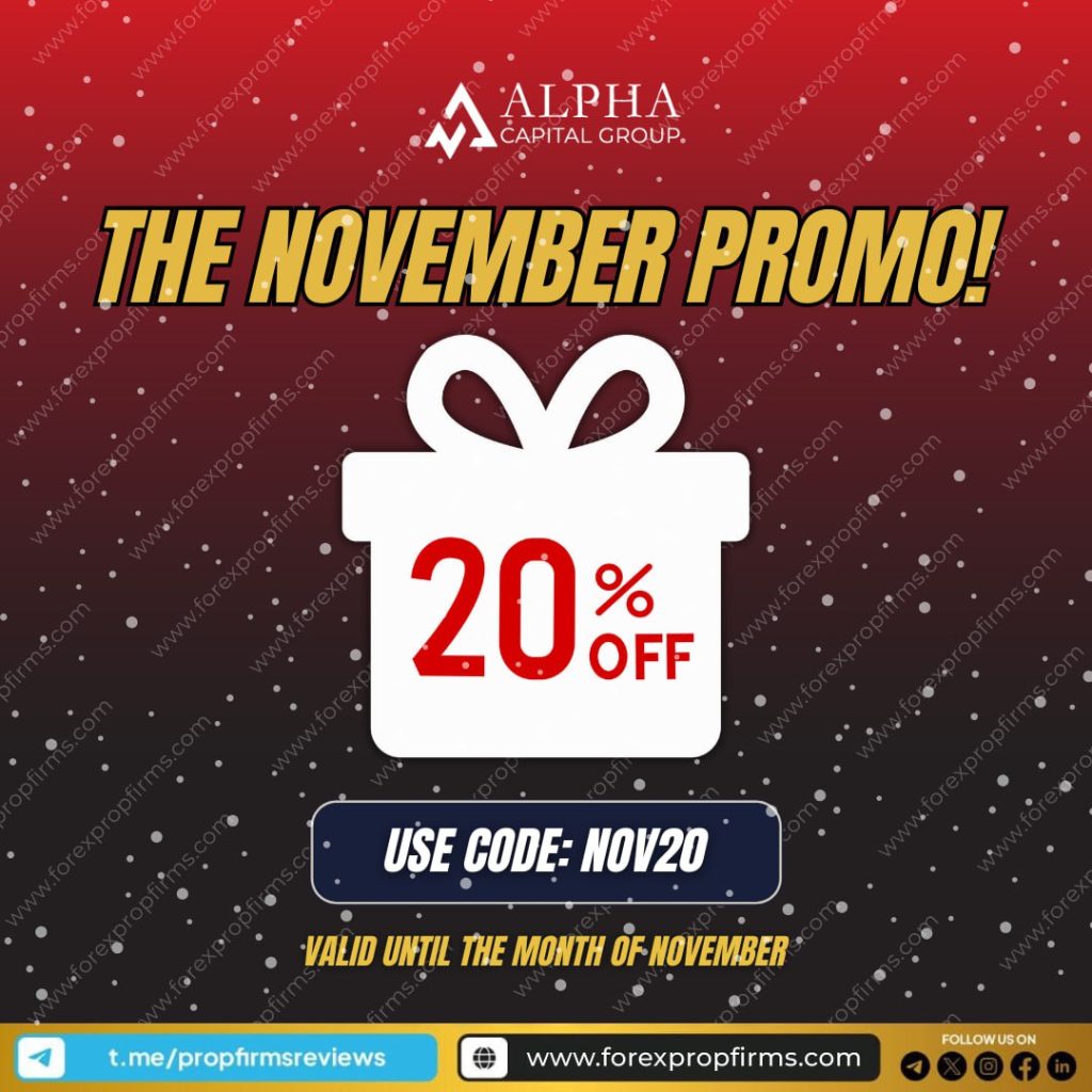 Alpha Capital Group 20% Off Evaluation Accounts!