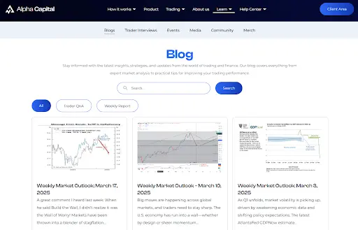Educational blog - Alpha Capital group