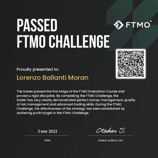 Ftmo challenge passed