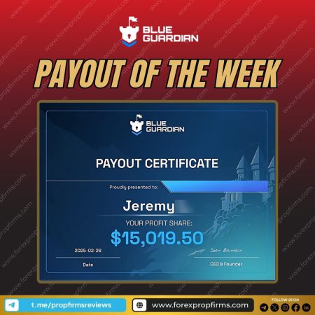 Blue Guardian Payout Certificate Success!