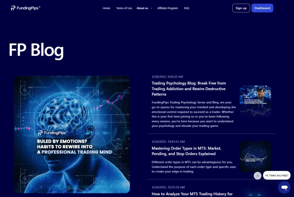Funding pips blog